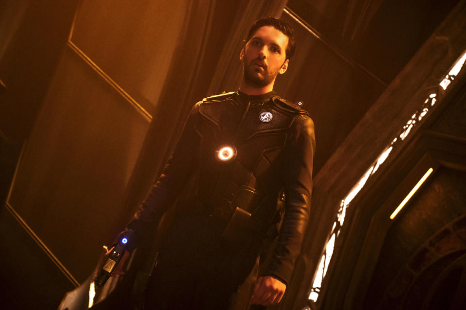 Ash Tyler (played by Shazad Latif) in "Star Trek: Discovery" Episode 9, "Into the Forest I Go." <cite>Jan Thijs/CBS</cite>